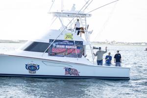 Actor Randy Quaid waves to the crowd as Grand Marshal during Night In Venice boat parade in Ocean City on July 25, 2026