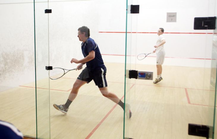 St Augustine vs St. Joe Prep of Philadelphia squash match