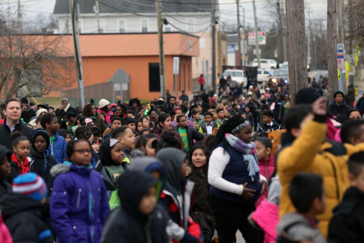 Pleasantville students march for education