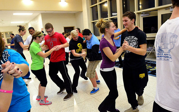 school dancing
