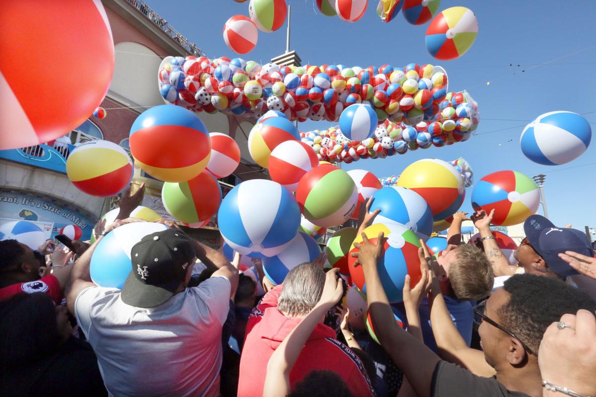 PHOTOS from the beach ball drop at Resorts in Atlantic City Photo