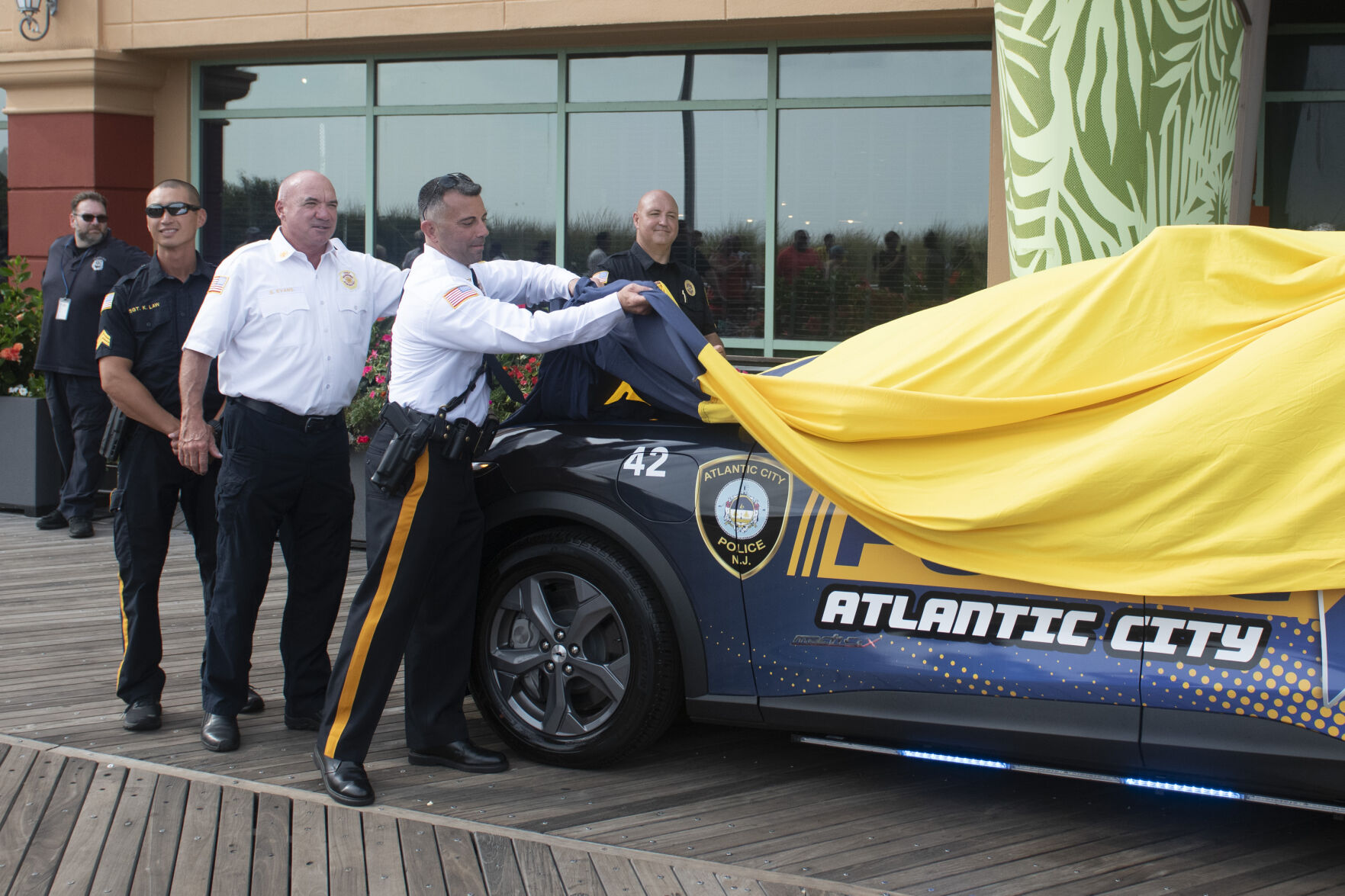 HERO Campaign unveils Atlantic City police electric vehicle