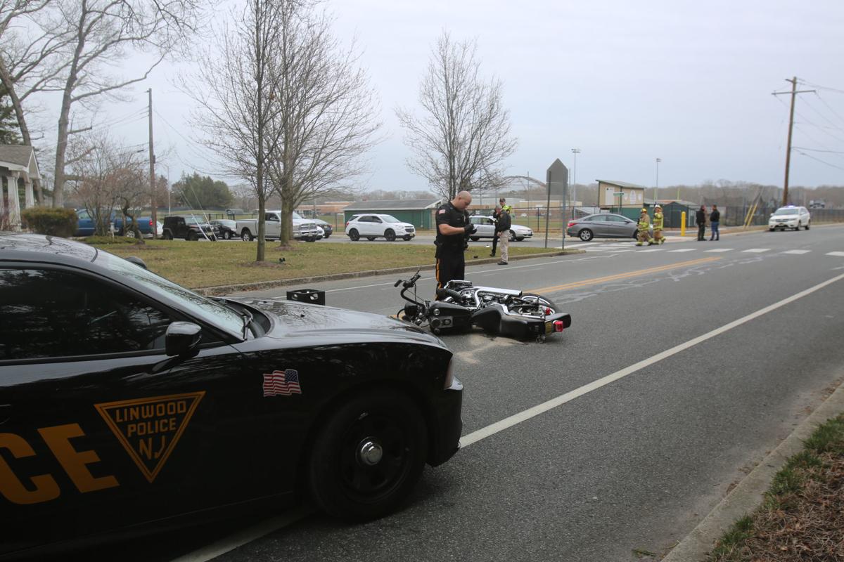 Linwood motorcycle crash injures one near Mainland Regional Traffic