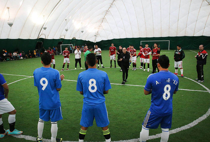 Hispanic indoor soccer league
