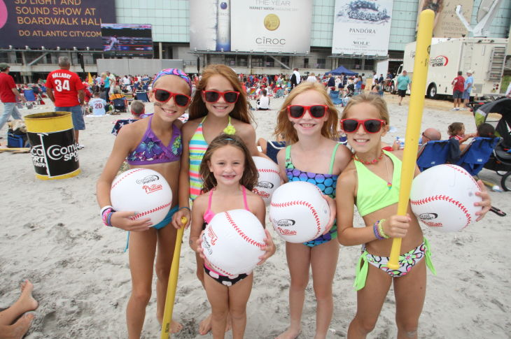 PHILLIES ON THE BEACH