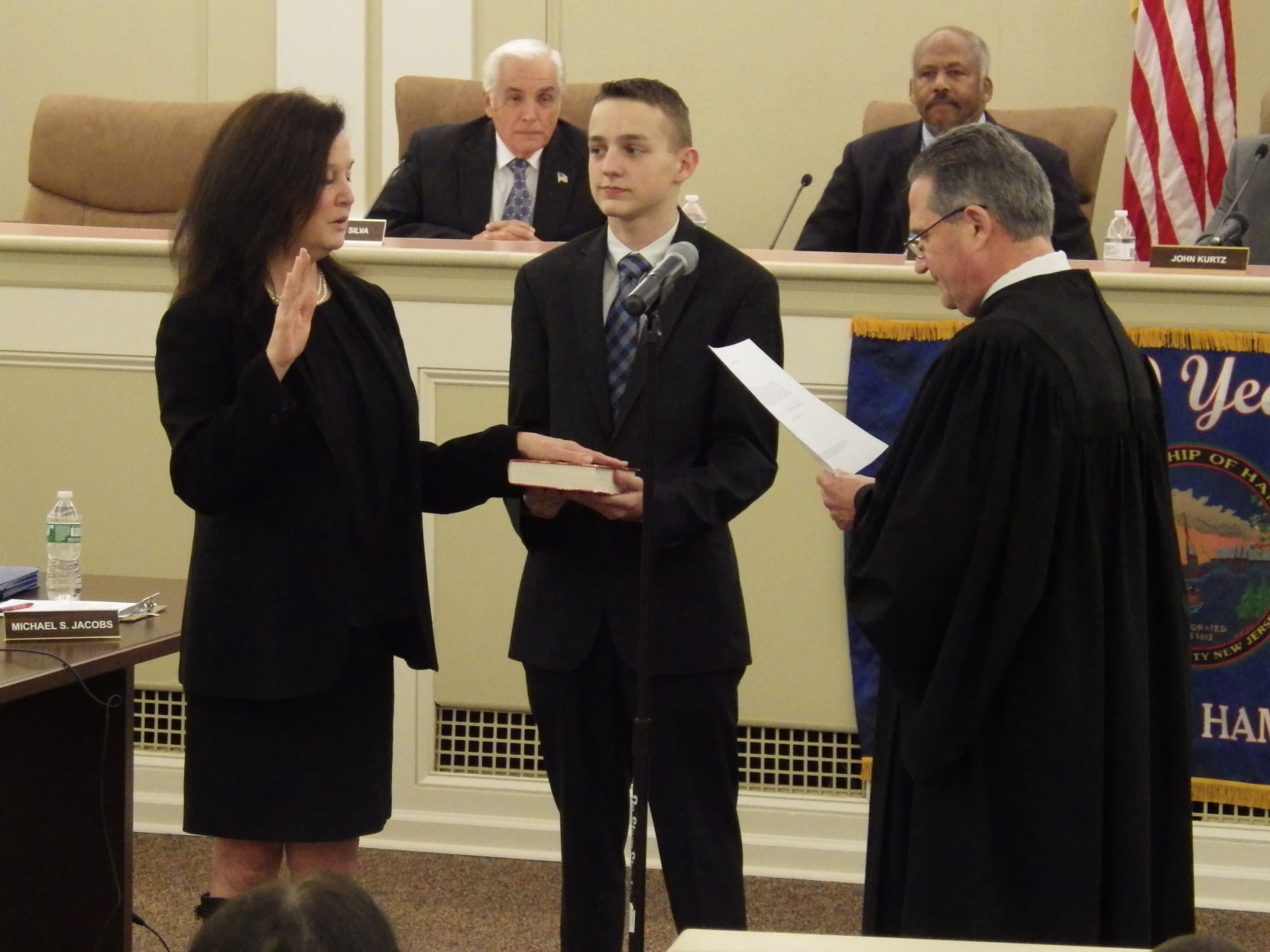 Verno sworn in as Hamilton Township Municipal Court judge