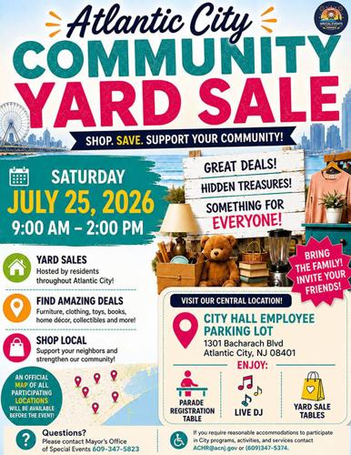 Atlantic City Community Yard Sale This Saturday