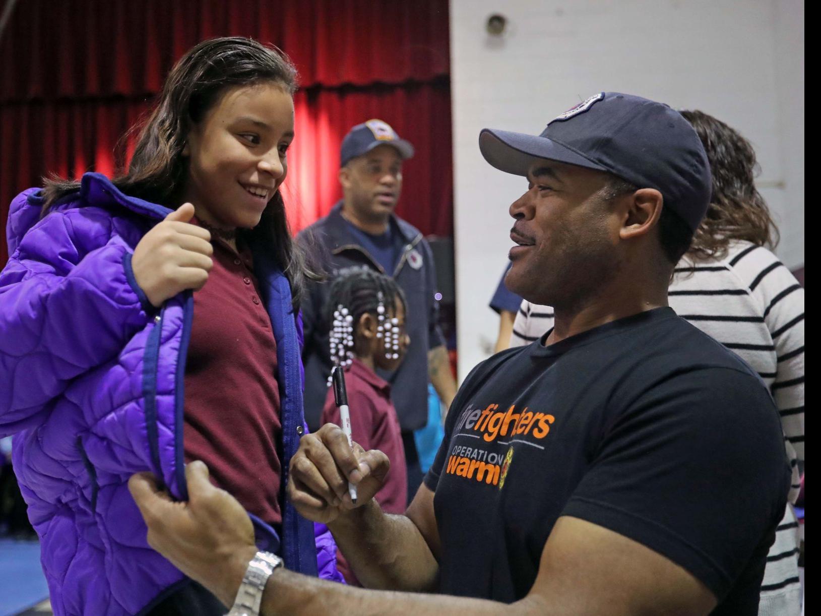 Operation Warm Provides Brand New Winter Coats To Pleasantville