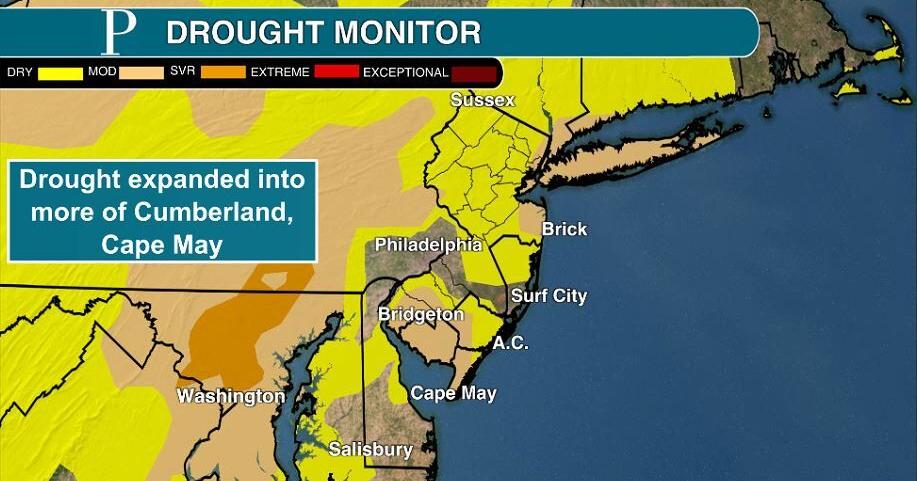 Region of South Jersey in drought expands - Vimarsana News