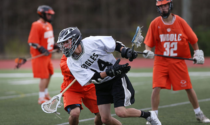 Middle Twp at EHT boys lacrosse