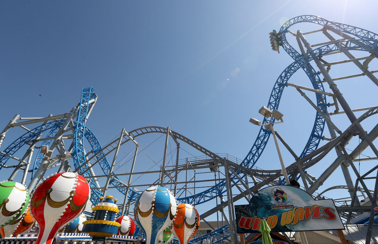 WATCH Stephen Colbert pokes fun at Ocean City roller coaster mishap