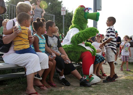 Phillie Phanatic and friends coming to Ocean City, NJ