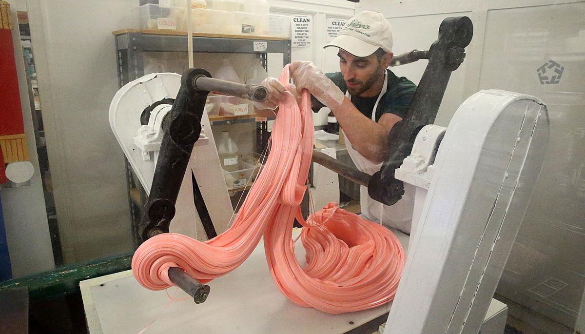 Taffy Making at Shriver's in Ocean City