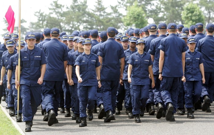 Every Friday is graduation day for Coast Guard Training Center Cape May ...