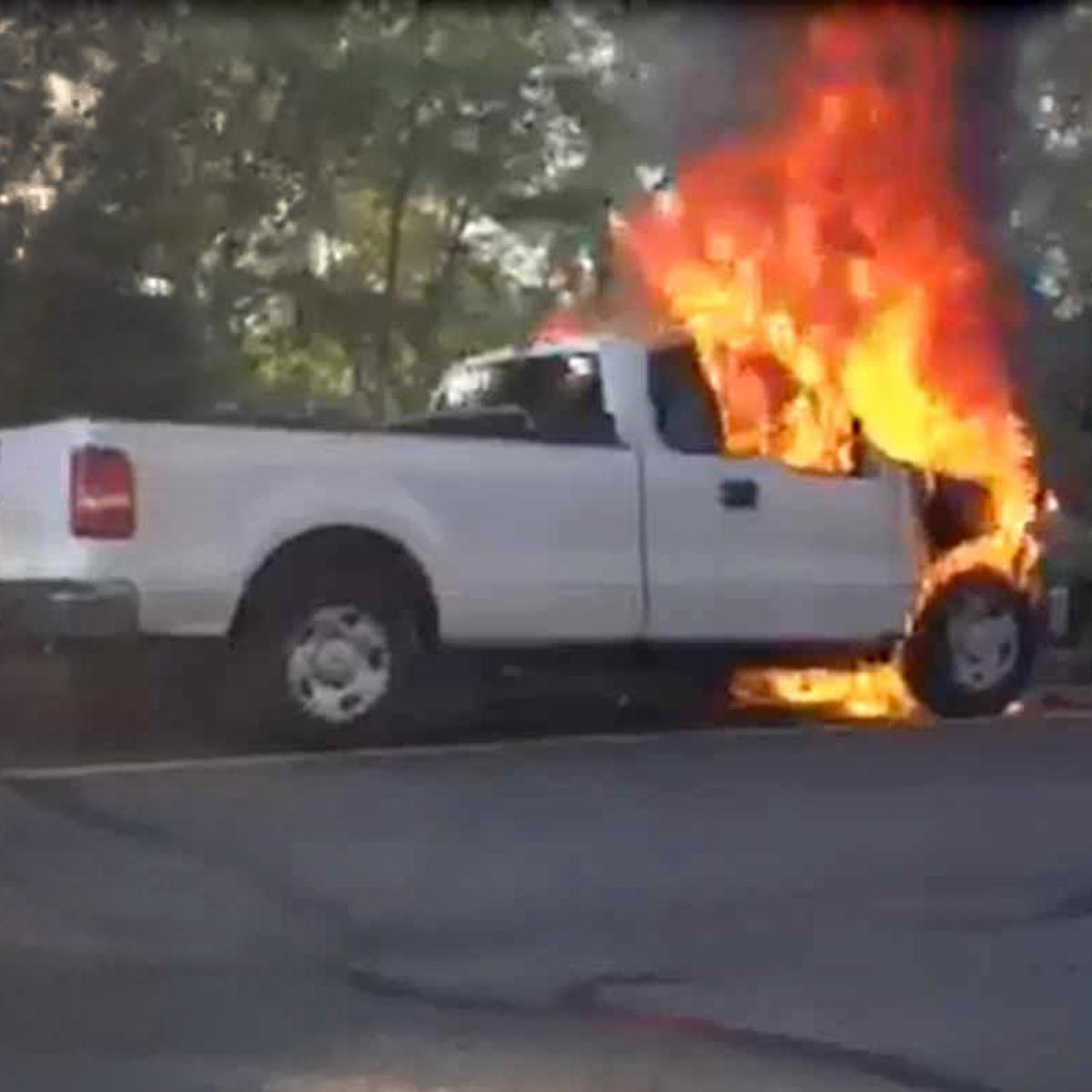 Petersburg Man Escapes Car Fire On Garden State Parkway The