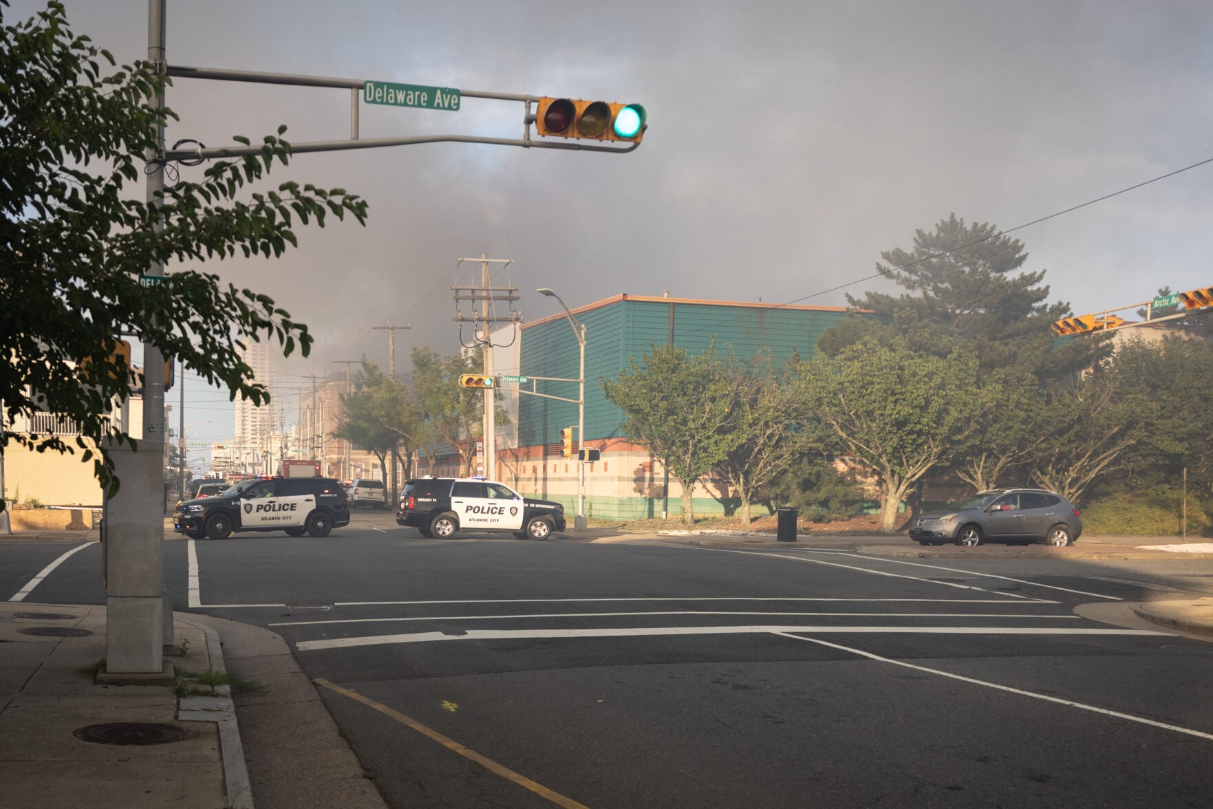 Atlantic City's New Jersey Avenue School on fire