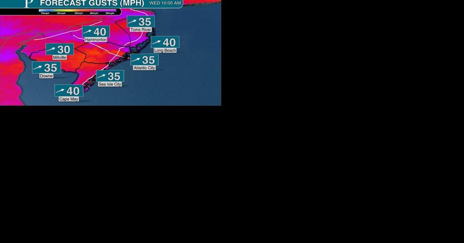 Strong winds remain in NJ Wednesday, another storm Friday - Vimarsana News