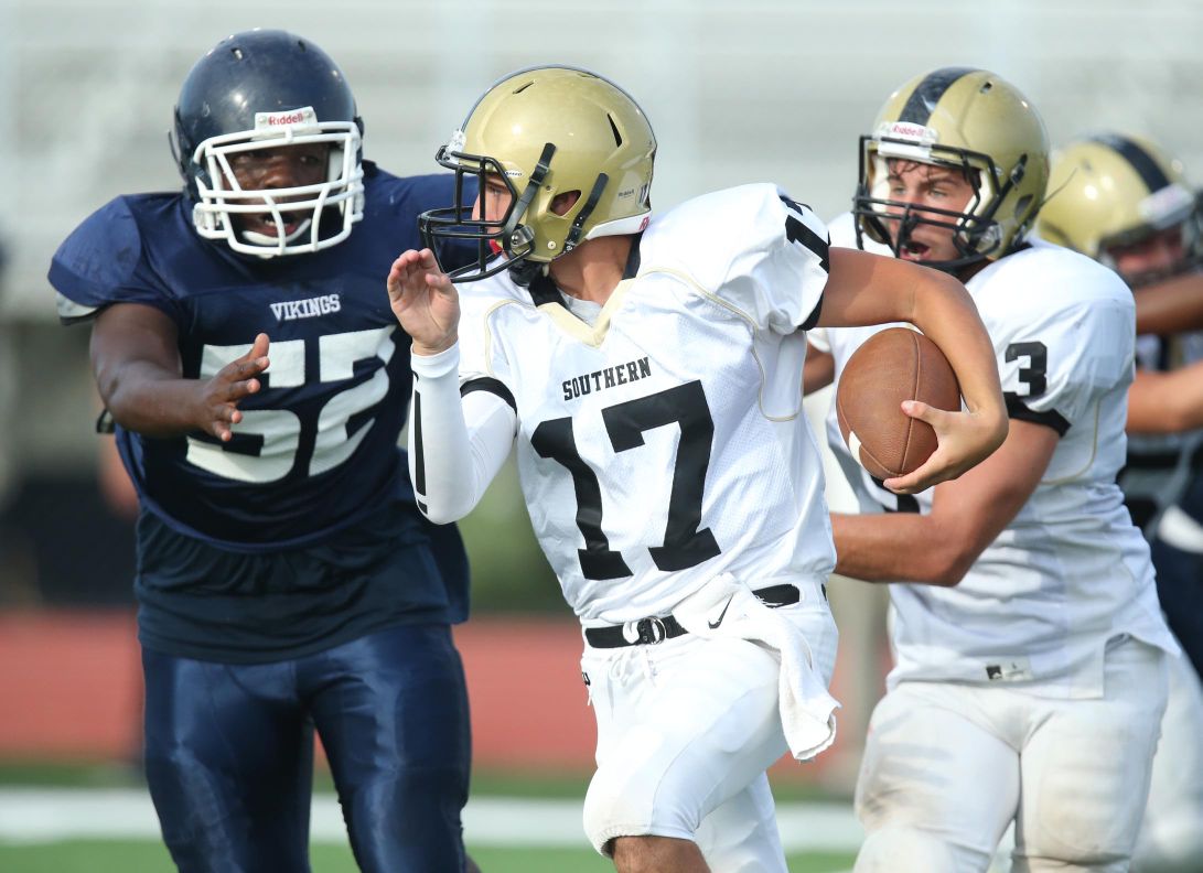 Southern Regional vs Atlantic City Football Scrimmage Photo Galleries