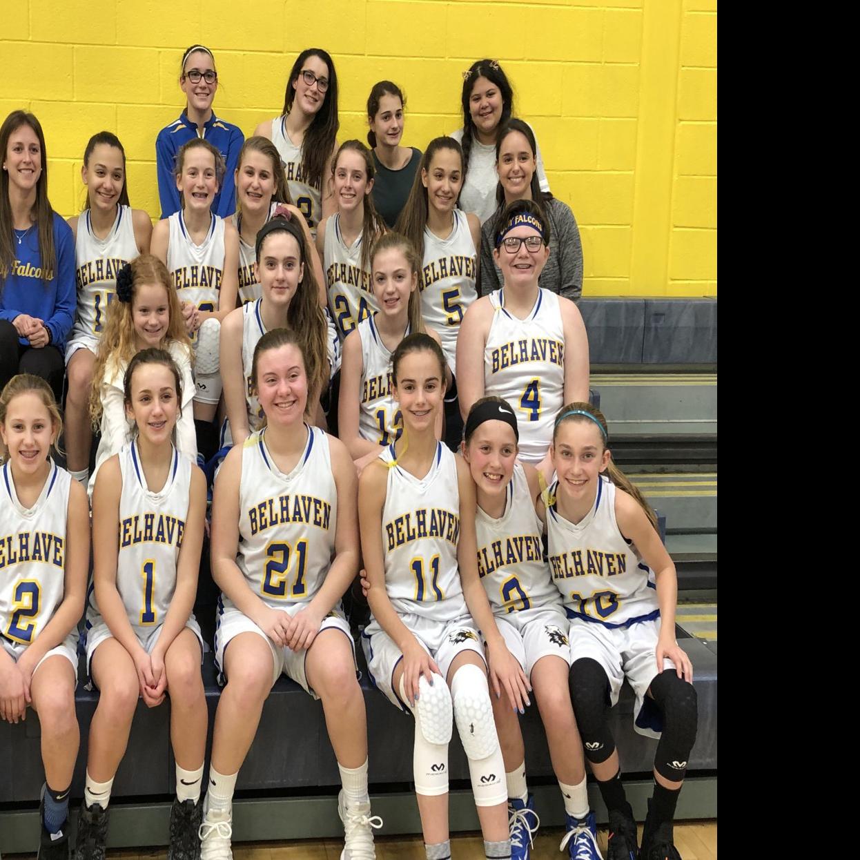 Belhaven Lady Falcons Basketball Team Undefeated Mainland