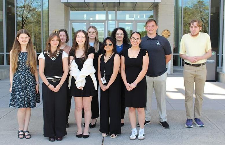 Graduating Students Inducted into Honor Societies
