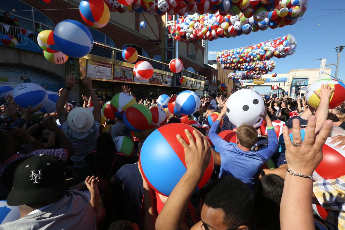 PHOTOS from the beach ball drop at Resorts in Atlantic City Photo