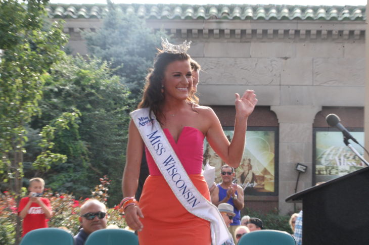 MISS AMERICA ARRIVES