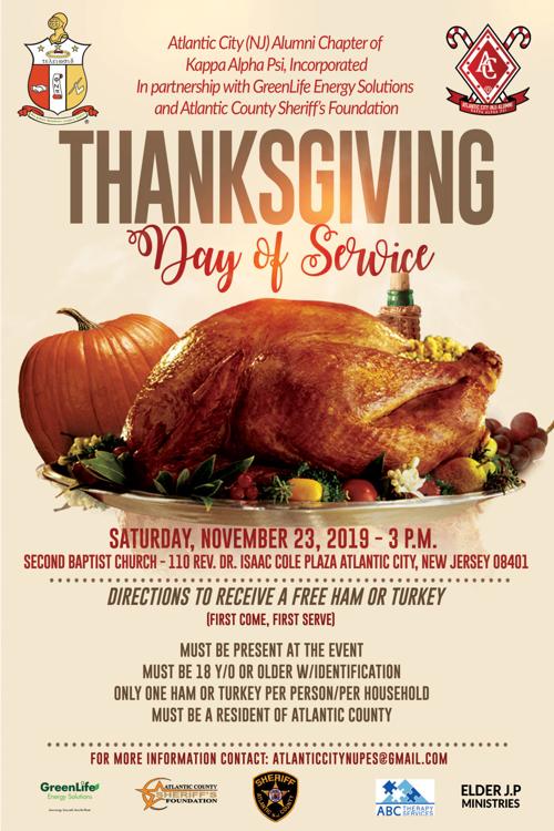 Two Thanksgiving Meal Giveaways Saturday In Atlantic City Local News Pressofatlanticcity Com