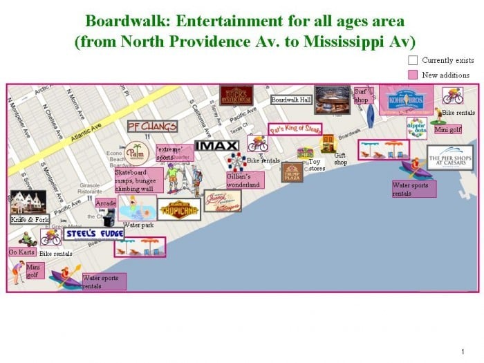 Atlantic City Boardwalk Map 2021 Cape May County Map