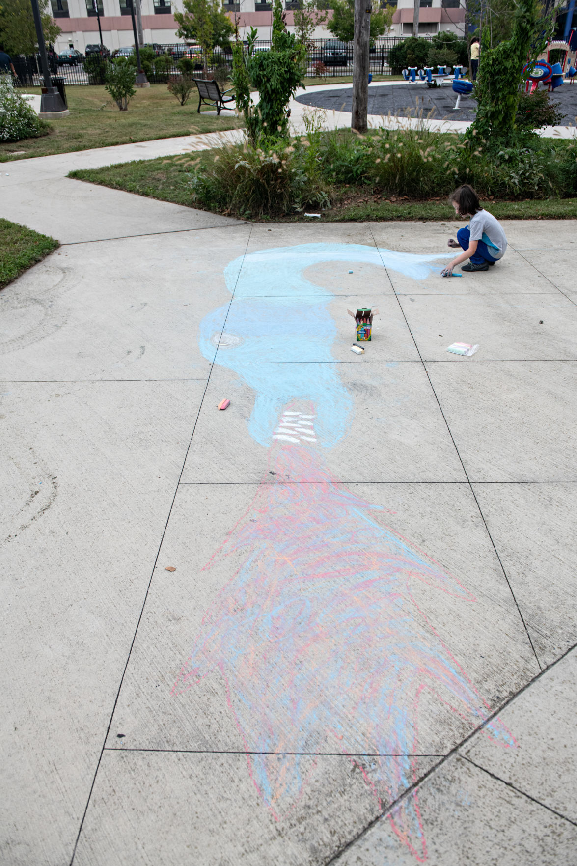 Sidewalk Chalk!  MOHDC SmartStart Nature Academy