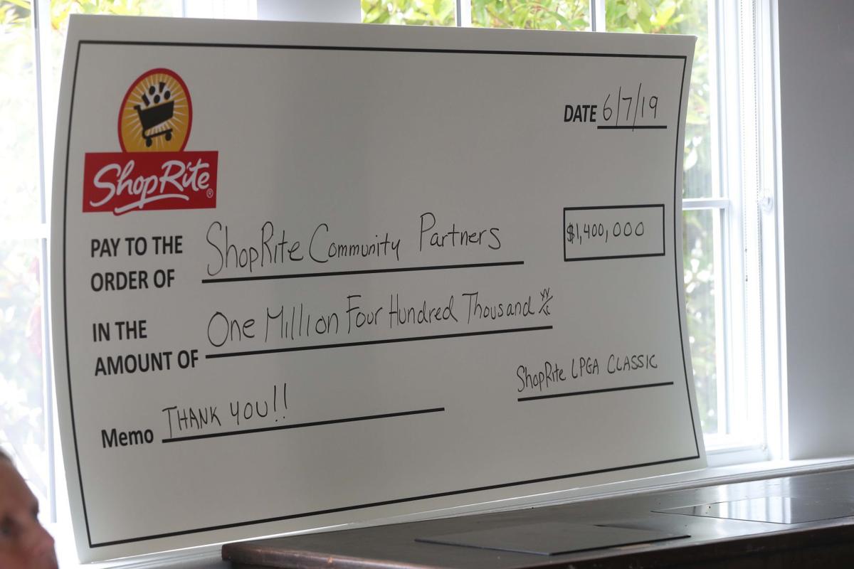 ShopRite donation at luncheon