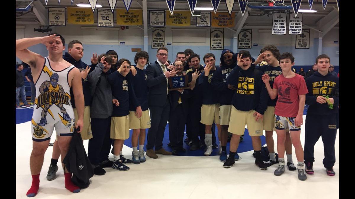 Holy Spirit defeats top seed to win third straight S.J. wrestling title