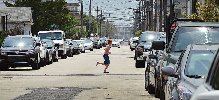 shore parking spaces