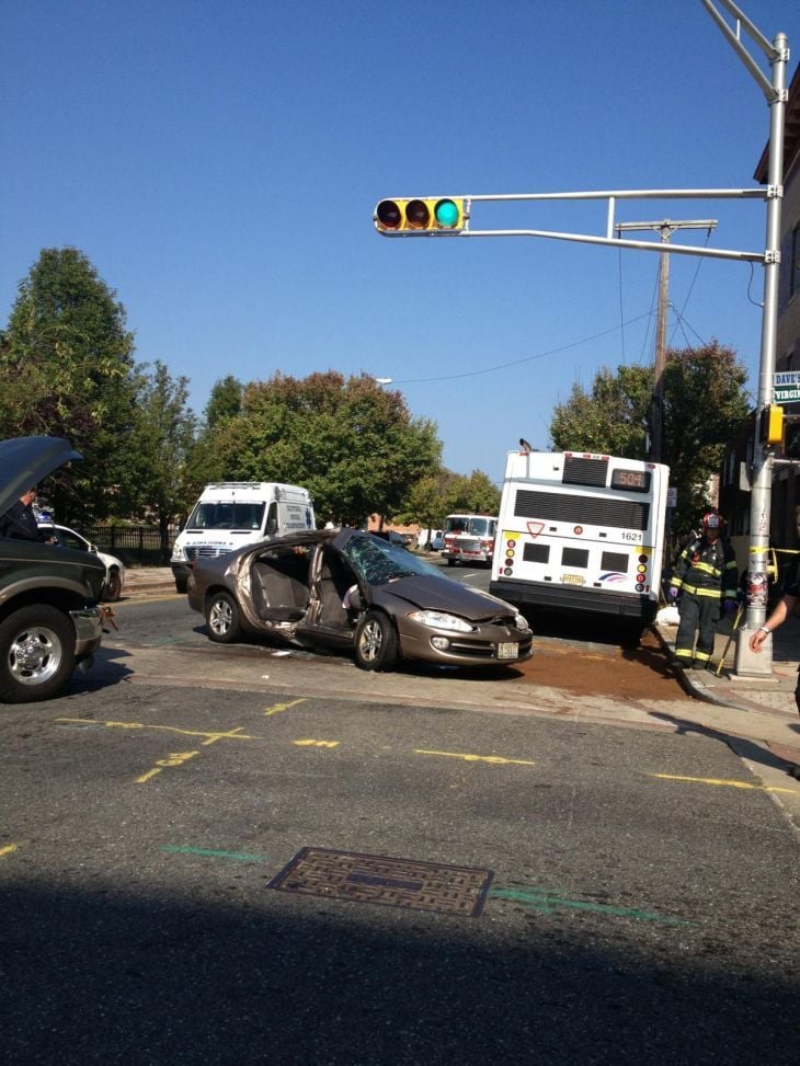Three-vehicle Crash Involving Bus In Atlantic City Injures 13, Three