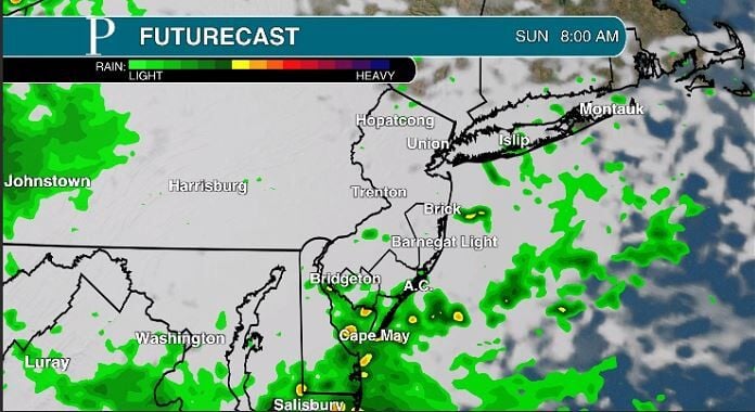 corona weather total rainfall