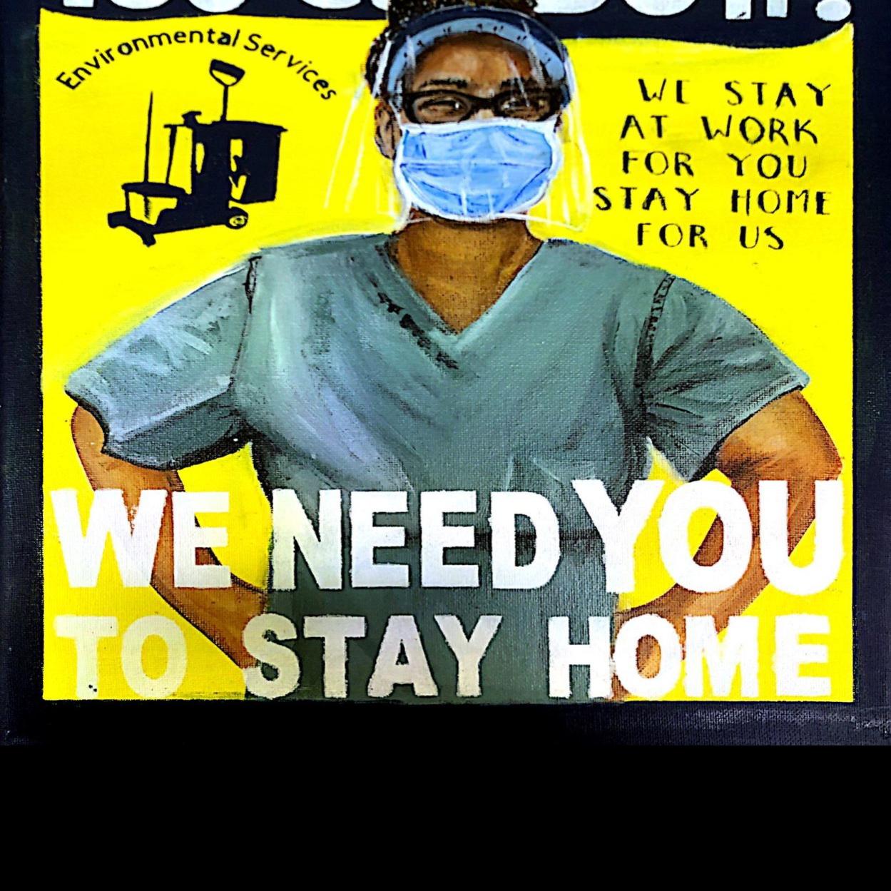 South Jersey Paramedic Uses Art To Keep Up Spirits And Protect