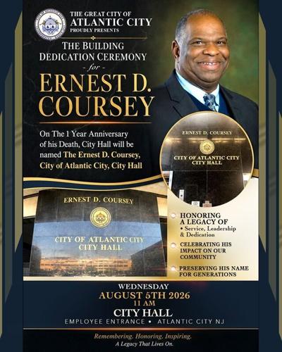 City of Atlantic City to Dedicate City Hall in Honor of Ernest Coursey