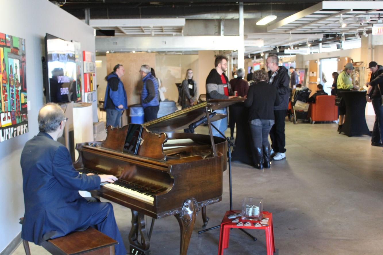 Noyes Arts Garage debuts large climate change exhibit