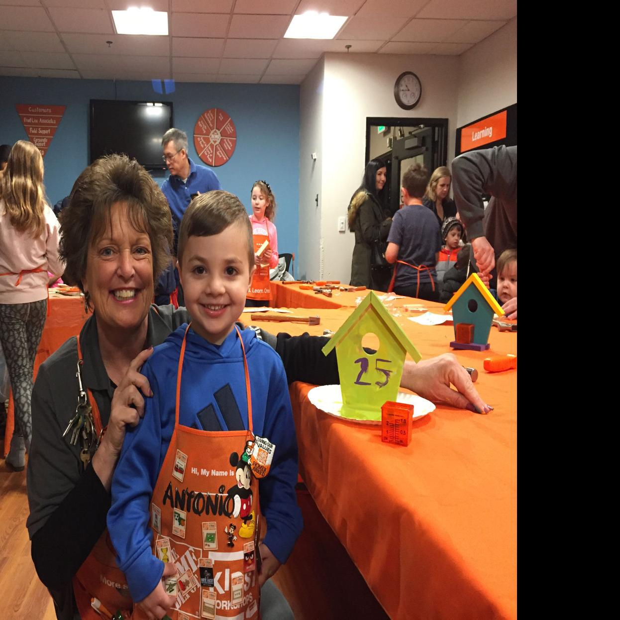Eht 4 Year Old Earns 25th Home Depot Kids Workshop Pin Egg Harbor Ehc Pressofatlanticcity Com