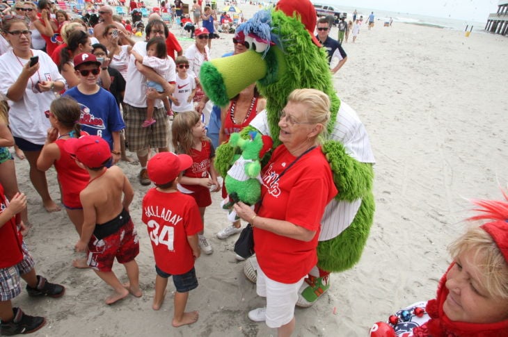 PHILLIES ON THE BEACH