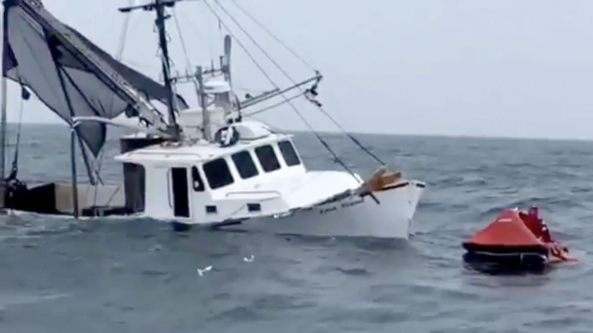 Raw Video Scallop Boat Sinks In 60 Seconds Off Cape May