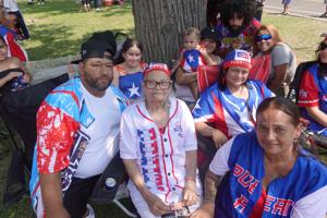 Negron Vega Arroyo and family at the 2026 Vineland Puerto Rican Festival Parade