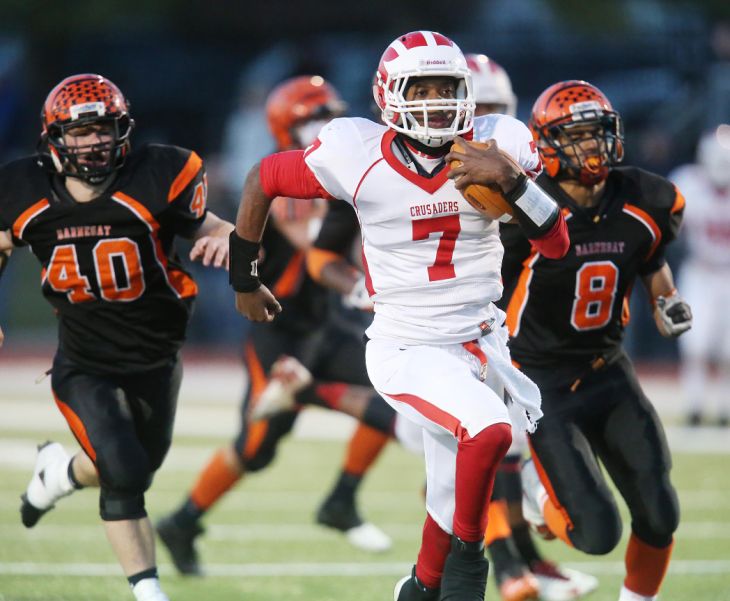 Barnegat's against Delsea's or South Jersey football Championship at Rowan University