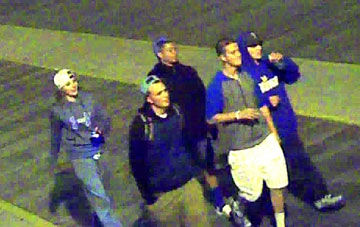 Police seek five suspected in Wildwood boardwalk assault