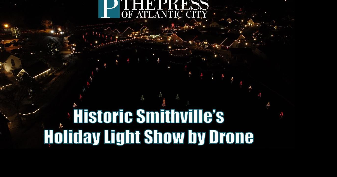 Fly above Historic Smithville's holiday light show with our drone