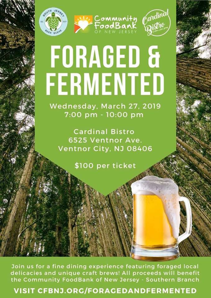 Foraged Fermented Gourmet Dinner And Beer Pairing To Benefit