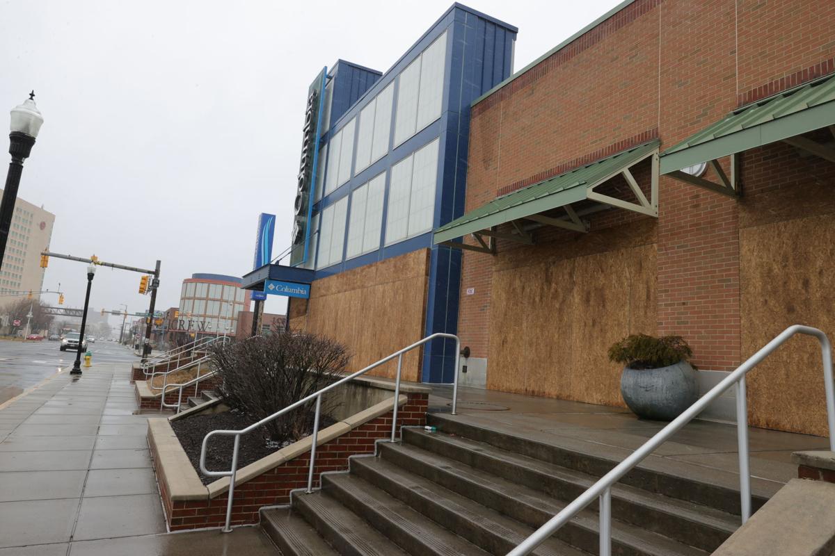 Boarded up windows at Columbia Sportswear anger Atlantic City officials