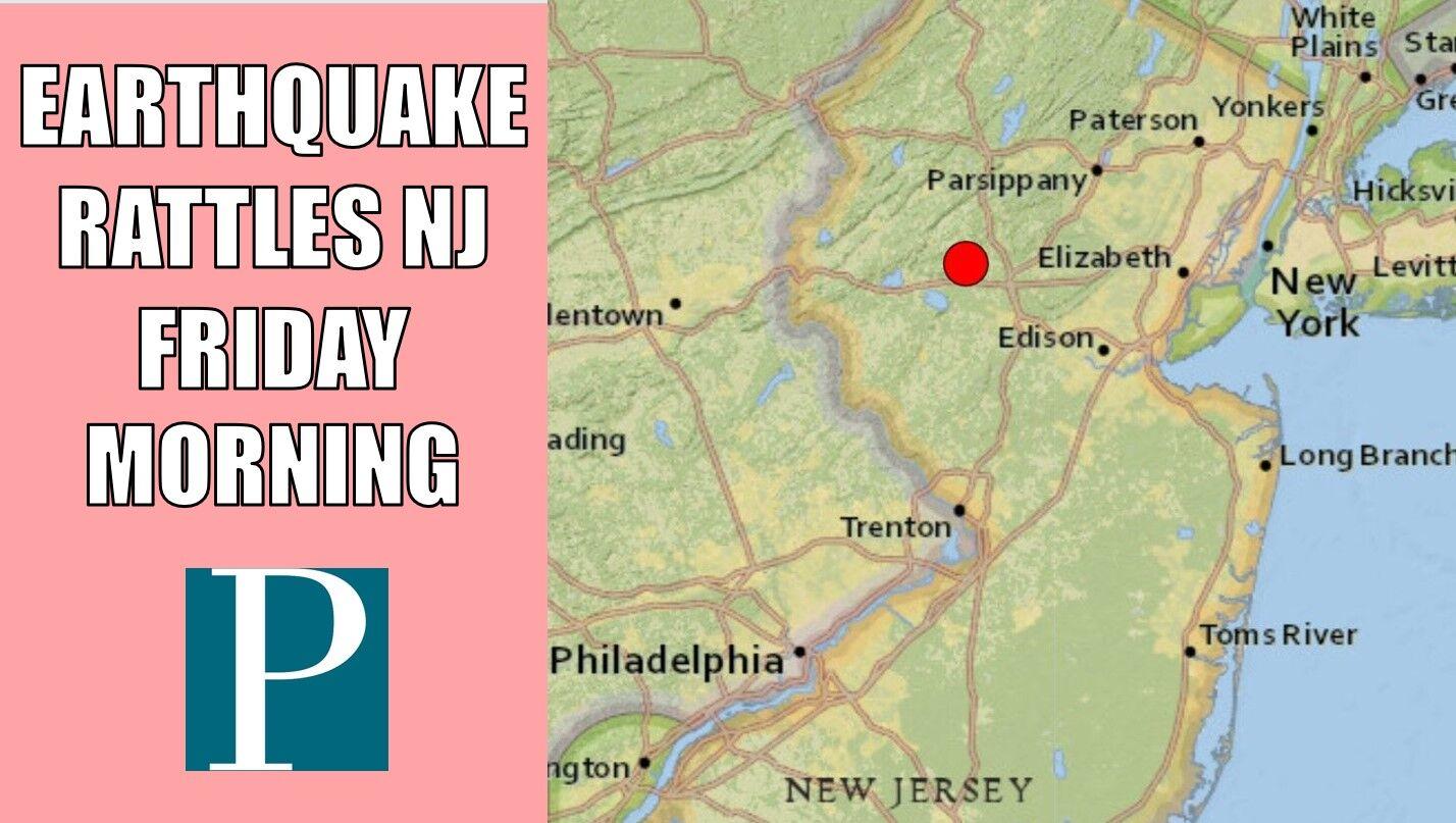 Did New Jersey just have an earthquake today? Yes.