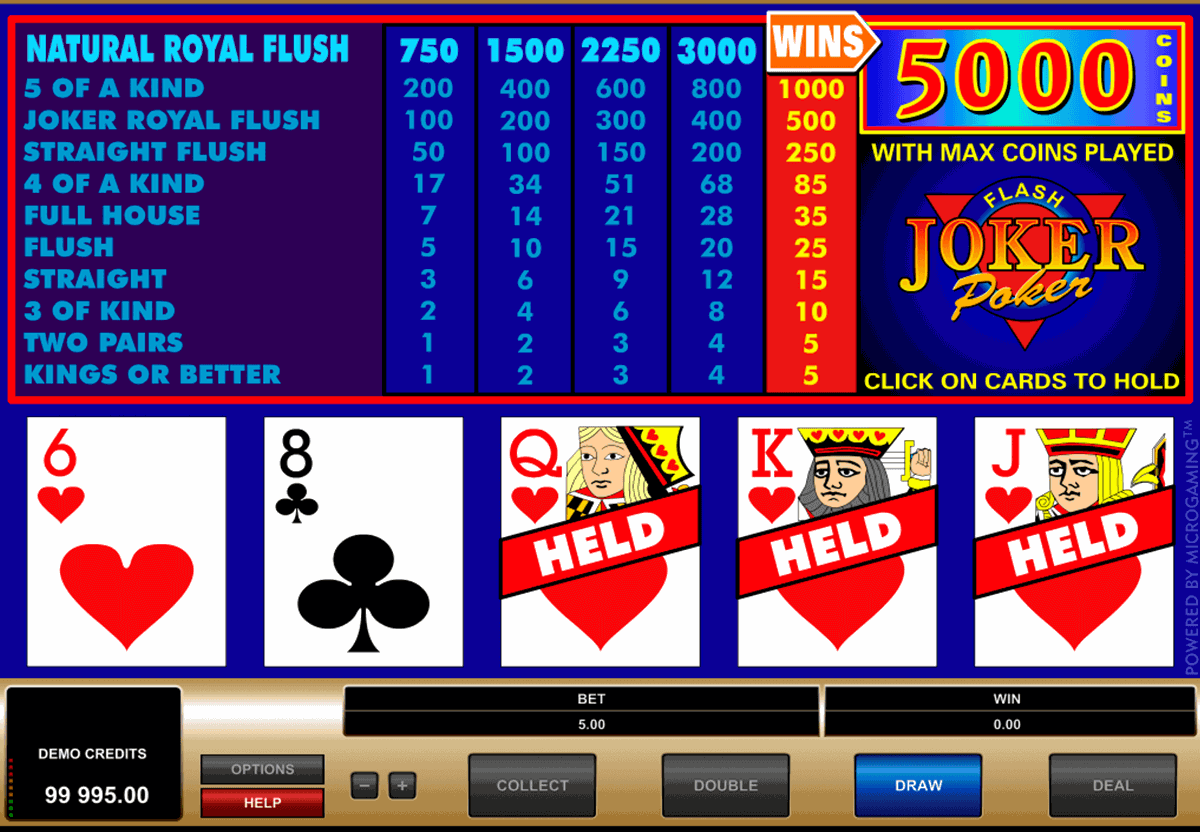 Free poker games online