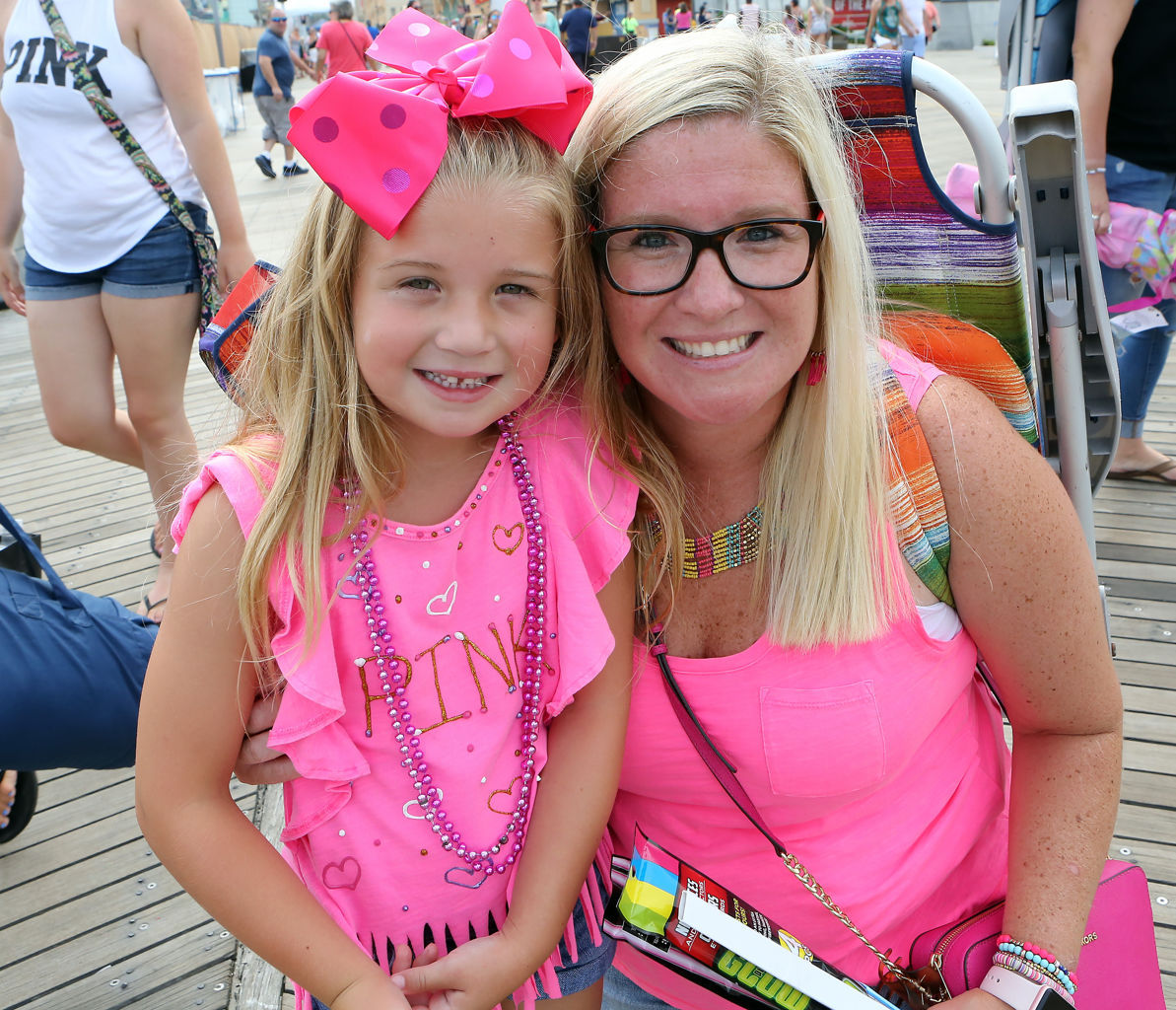 Pink Beach Concert Crowd