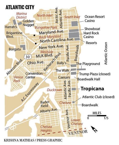 Atlantic City Boardwalk Map – Map Of The World